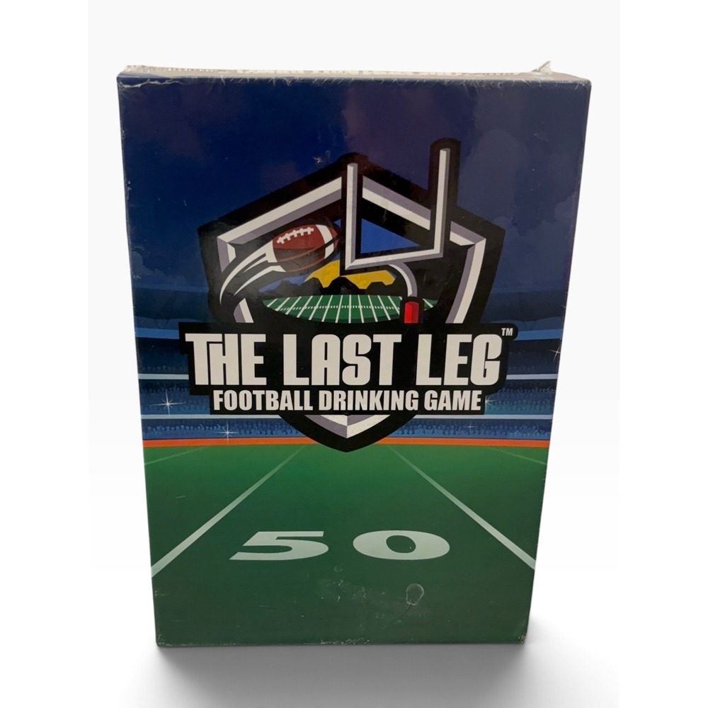 The Last Leg Football Drinking Game Card Game New Sealed 100 Cards 2+ Players